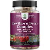 Natures Craft high-strength hawthorn bottle ready for daily heart support