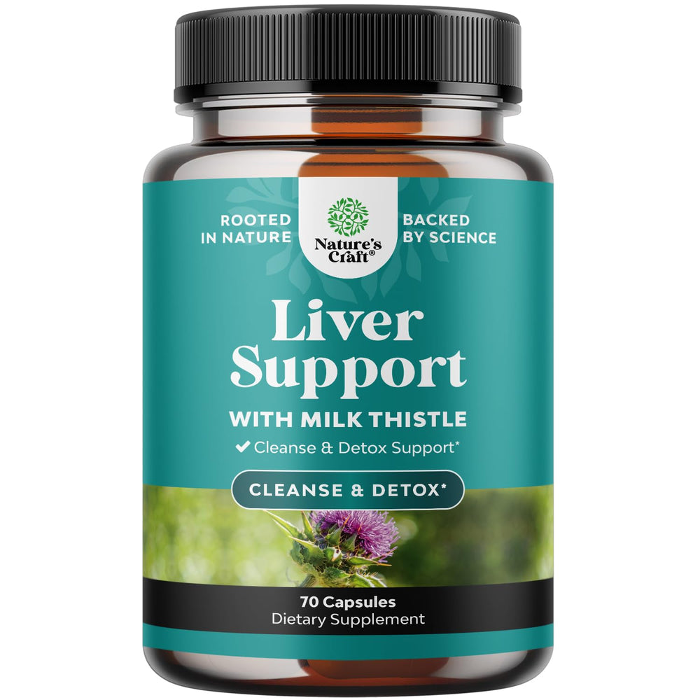 Nature's Craft Liver Cleanse bottle front for daily digestion support