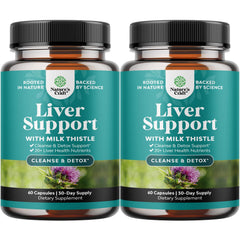 Natures Craft Liver Cleanse bottle with herbal formula for liver support.