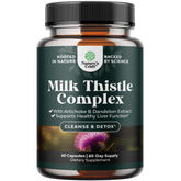 Natures Craft Liver Support bottle with milk thistle capsules supports detox and liver function.