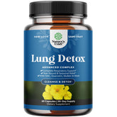 Natures Craft Lung Detox bottle label with clear branding and dosage guidance