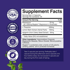 Natures Craft magnesium sleep capsules closeup for easy nightly use