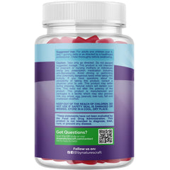 Nature's Craft kids melatonin gummies bottle showing easy nightly routine.