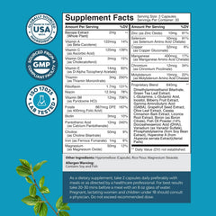 Close-up of Natures Craft Nootropic capsules for memory and focus support