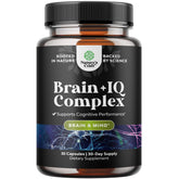 Natures Craft memory supplement bottle with capsules suggesting focused mental energy.