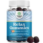 Natures Craft Pure Calm magnesium gummies bottle for stress support and relaxation.