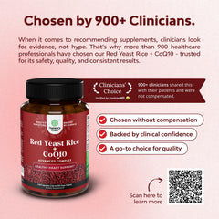 Nature's Craft Red Yeast Rice capsules close-up showing high-potency formula