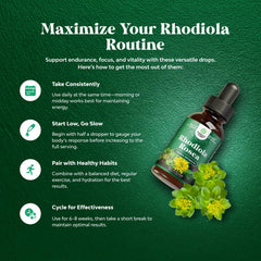 Close-up of Natures Craft Rhodiola label showing 3% salidrosides