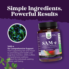 Natures Craft Sam-E 200mg bottle top showing cap and seal.