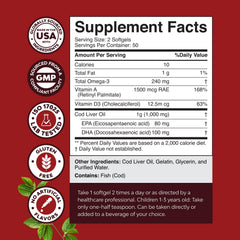 Natures Craft softgel capsules closeup showing easy swallowing and omega-3 benefits.
