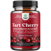Nature's Craft tart cherry extract capsules bottle for daily joint support.