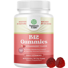 Natures Craft Vitamin B12 Gummies energy chew for daily focus