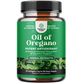 Natures Craft Wild Oil of Oregano softgels bottle for immune support.