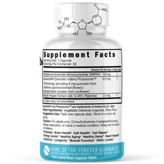 Nature's Fusions NMNH capsules close-up highlighting daily NAD+ support.