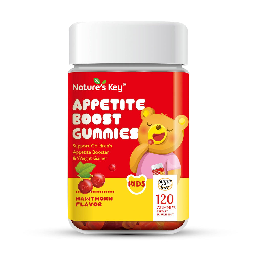 Nature's Key Appetite Booster Gummies bottle front for kid-friendly appetite support