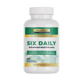 Nature's Lab Six Daily Advanced Multivitamin bottle view promoting daily energy support