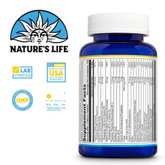 Nature's Life Mighty Mini Vite bottle-cap emphasizes easy-to-grip packaging for daily use.