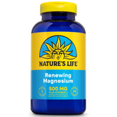 Nature's Life Renewing Magnesium 500mg bottle with label visible for daily support.
