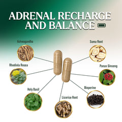 Close-up of Nature's Nutrition Adrenal Cortex Complex label showing vegan-friendly notes.