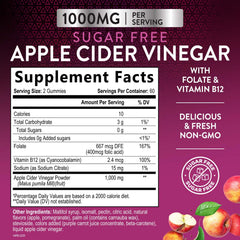 Close-up of chewy Nature's Nutrition ACV gummies texture and flavor.