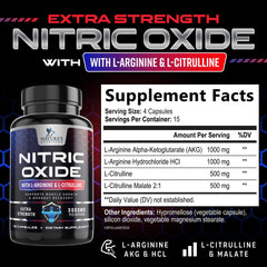 Nature's Nutrition arginine citrate 3x strength capsules fuels endurance during training.