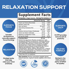 Nature's Nutrition Ashwagandha root capsules support balanced mood and daily resilience.