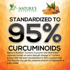 BioPerine-enhanced formula from Nature's Nutrition supporting better absorption.