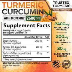 Nature's Nutrition 95% curcuminoids capsules highlight reliable antioxidant support