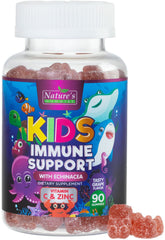 Nature's Nutrition gomitas inmunidad para niños en lata, fácil de tomar y sabrosas.