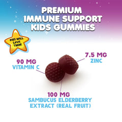 Nature's Nutrition gomitas masticables, sabor bayas, para apoyo diario.