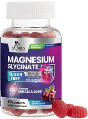 Nature's Nutrition Magnesium Glycinate Gummies pack shot highlights daily wellness benefits