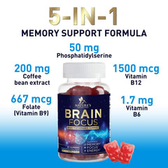 Nature's Nutrition phosphatidylserine ingredient close-up highlights key memory-friendly nutrient