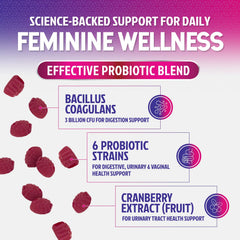 Nature's Nutrition cranberry-gummies-03 emphasize cranberry synergy for pH balance and gut comfort.