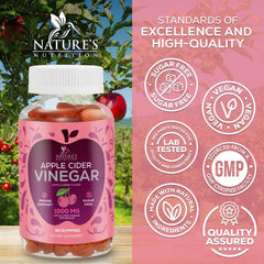 Nature's Nutrition gominolas ACV de calidad con proceso cGMP