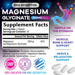 Nature's Peak Magnesium Glycinate capsules closeup show easy daily support.