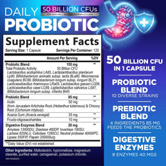 Nature's Peak Probiotics capsules delivering robust strains for balanced digestion.