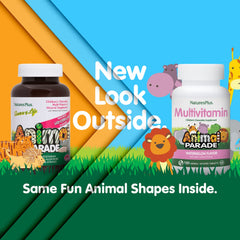 Nature's Plus Animal Parade animal shaped tablets make vitamins fun for kids