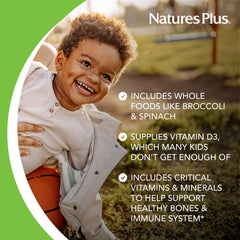 Natures Plus Animal Parade bottle showcases the updated packaging design.