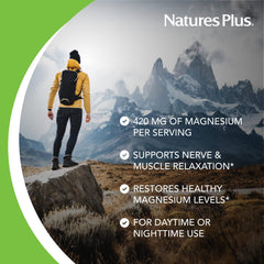 Nature's Plus KalmAssure pink lemonade drink in glass for convenient daily intake