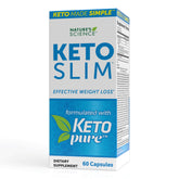 Nature's Science Keto Slim bottle front view suggesting metabolism support potential