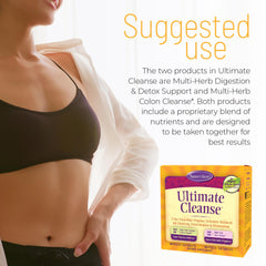 Nature's Secret Ultimate Cleanse colon cleanse bottle close-up for elimination support