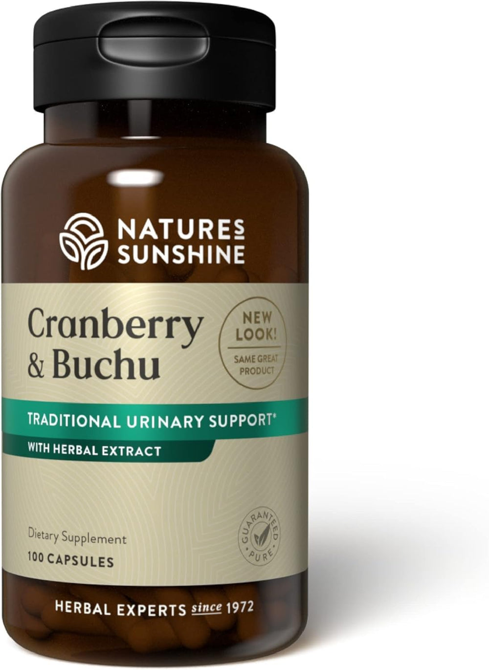 Nature's Sunshine Cranberry and Buchu Concentrate bottle front for daily use