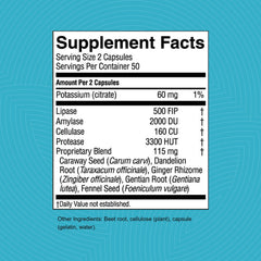 Natures Sunshine Hi Lipase label visible detailing lipase benefits for fat breakdown