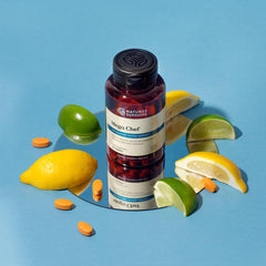 Nature's Sunshine Mega-Chel product emphasizing circulatory system nutrients from a natural blend.