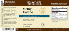 Nature's Sunshine Methyl Combo dosing guide hints at daily intake.