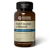 Nature's Sunshine multivitamins minerals bottle with 60 tablets for daily wellness