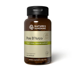 Nature's Sunshine Pau D'Arco bottle – antioxidant support for daily wellness.