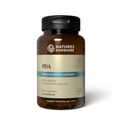 Nature's Sunshine PDA Combination bottle front view showing protein digestion support.