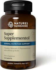 Nature's Sunshine Super Supplemental bottle-front view for daily nutritional support