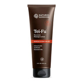 Nature's Sunshine Tei-Fu Recovery Massage Lotion bottle with soothing aroma for daily relaxation